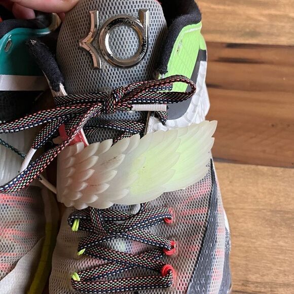 NIKE KD VII 7 SE WHAT THE MULTI-COLOR BLACK HORIZON 801778-944 10.5 SEE DESCRIPT - Picture 4 of 13